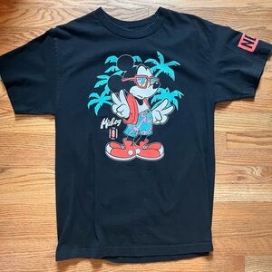 NEFF Black Mickey Mouse Graphic T-Shirt Sz M